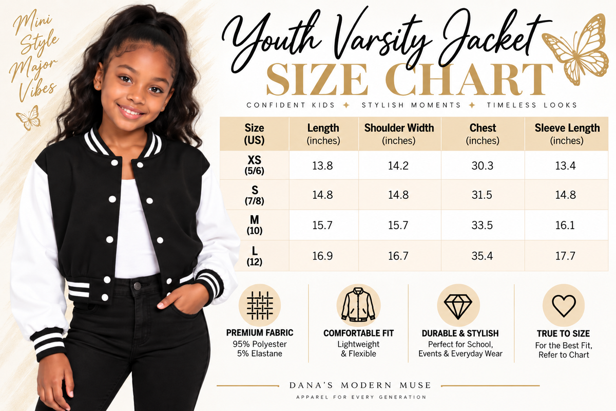 Dance Dynamics Exclusive – “Who’s Bad” Crop Varsity Jacket